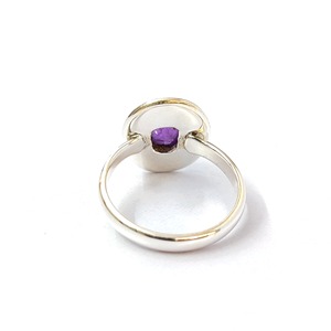 Anillo de Amatista, Anillo de Plata de Ley 925 con Piedra Preciosa, Colección Hecha a Mano, Anillos Finos, Joyería de Plata, Precio al por Mayor - Product Image 3