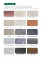 Argile modifiée MCM flexible, ignifuge, couleur personnalisée pour la décoration des murs intérieurs et extérieurs des villas et des hôtels, façade en noix de coco