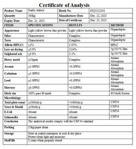 Pure Natural Alicina Preço Sabor Pó De Alho Preto Comprar Alicina Suplemento Extrato De Alho - Product Image 4