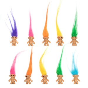 Muñecas Mini Lucky de Pelo Largo, Figuras de Acción con Colores de Cabello Surtidos, Juguetes para Niños, Recuerdos de Fiesta - Product Image 2