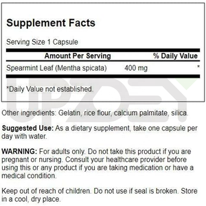 <strong>Spearmint</strong> Leaf Capsules Mentha Spicata Full Spectrum Herbal <strong>Supplement</strong> for Digestive Health Natural <strong>Spearmint</strong> <strong>Supplement</strong> - Product Image 3