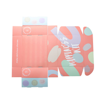 Boîte postale ondulée pliable avec logo et design personnalisé en gros Boîte postale d'enveloppe pour sous-vêtements Boîte d'emballage