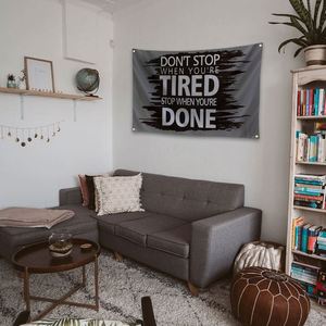 Don't Stop When You're Tired <b>Flag</b> 3x5 ft for Room College Dorm Bedroom Living Room Wall Tapestry Decor - Product Image 4