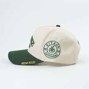 Casquette de <span class=keywords><strong>baseball</strong></span> personnalisée à 5 panneaux, Casquette structurée à 5 panneaux avec visière en A et différentes teintes, Casquettes structurées à 5 panneaux à couronne haute - Product Image 4