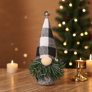 Gnomi Decorativi per Albero di Natale, Ornamenti Natalizi Fatti a Mano, Bambole di Babbo Natale Svedese in Peluche, Decorazioni Svedesi da Appendere - Product Image 3