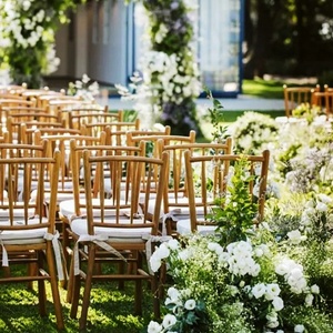 Mobilier moderne simple en bois de couleur pour événements en plein air, chaises de salon, de <span class=keywords><strong>mariage</strong></span> et d'hôtel - Product Image 2