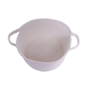 Panier de rangement en coton tissé entièrement naturel SPYRO à prix bas, très vendu - Product Image 3
