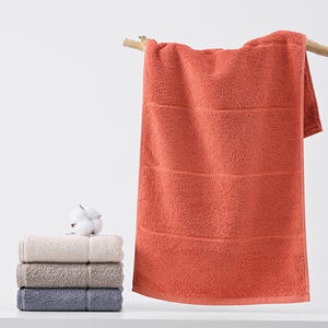 ผ้าขนหนูเช็ดหน้าสีพื้นผ้าฝ้ายแท้ 34x74 ซม. 100 กรัม ผ้าขนหนูอาบน้ำทรงสี่เหลี่ยมผืนผ้า ผ้าขนหนูย้อมสีพื้นและผ้าเช็ดหน้า - Product Image 2