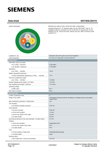 6XV1840-2AH10ดั้งเดิมสายอีเธอร์เน็ต FC TP มาตรฐาน GP 2x2 (PROFINET Type A) สำหรับการติดตั้ง TP ควบคุมอุตสาหกรรม - Product Image 2
