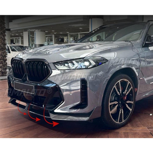 สปอยเลอร์กันชนหน้ารถยนต์ ชิ้นส่วนตกแต่งสำหรับ BMW X6 G06 LCI M Sport 2023+ อุปกรณ์ป้องกันกันชน - Product Image 4
