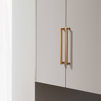Kenop Laci Linear Modern Multi Warna dari Paduan Seng untuk Lemari Dapur, Bufet, dan Perlengkapan Furnitur