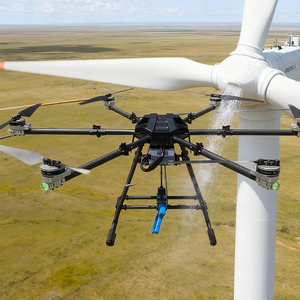 UAV Robusto con Cable para Lavado Exterior de Edificios Altos, Bomba de Alta Capacidad, Presión de Agua Ajustable, Apto para Diversos Niveles de Manchas - Product Image 4