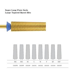 <span class=keywords><strong>3</strong></span>/32 "carburo di tungsteno trapano per unghie Set di carburo di tungsteno 4xc Super lungo grande barile Bit per salone di bellezza - Product Image 4