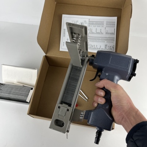 Pistola de Clavos Neumática Inalámbrica de Alta Calidad con Presión Manual Automática, Herramienta <span class=keywords><strong>para</strong></span> Trabajar la Madera, Grapadora Fácil de Usar, Fabricante - Product Image 4