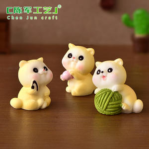 Nouvelle ligne d'accessoires pour micro-paysages <span class=keywords><strong>de</strong></span> jardinage DIY, style boule <span class=keywords><strong>de</strong></span> cristal, avec figurines en résine, Weijs - Product Image 3