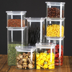 Kitchen Dry Food Storage Airtight Stackable Snacks <strong>Flour</strong> <strong>Container</strong> with Lid for Cereal - Product Image 5