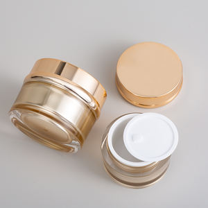 Set Botol Kosmetik Pompa Tanpa Udara Akrilik Mewah Berkualitas Tinggi 15ml hingga 100ml dan Jar Kosmetik 30g hingga 50g untuk Lotion Wajah, Krim, dan Pembersih Wajah - Product Image 5