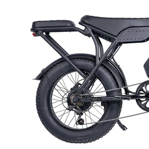 Bicicleta Eléctrica de Doble Motor de 60V 30Ah, 2000W, 7 Velocidades, 30 mph, Batería de Litio, Neumáticos Gruesos de 20*4 Pulgadas - Product Image 4