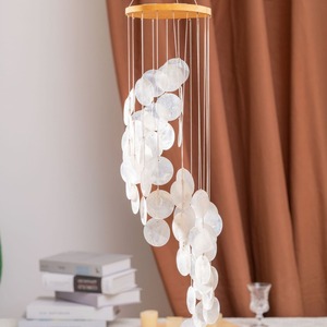 Wholesale Natural <strong>Shell</strong> Crafts Wind Chime Capiz <strong>Shell</strong> Wind Chime Home Decoration <strong>Ornaments</strong> - Product Image 1