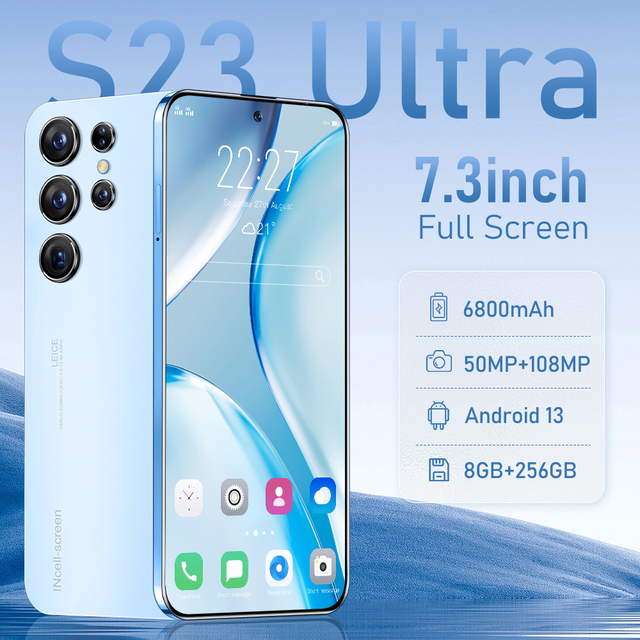 8 Core Cpu Android 14 Made in China S25 ultra 5g Smartphone Low Price
