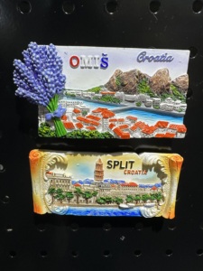 Fabbrica personalizzata paesi europei diversi <span class=keywords><strong>paese</strong></span> <span class=keywords><strong>città</strong></span> souvenir turistici Polyresin magnete frigorifero 3D resina magnete frigo - Product Image 2