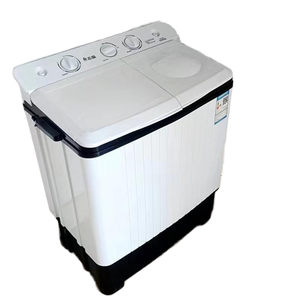 เครื่องซักผ้าไฟฟ้ากึ่งอัตโนมัติถังคู่ขนาด7กก. 7.5กก. เครื่องซักผ้าพร้อมถังพลาสติกขนาดเล็กซักอบแห้ง - Product Image 1