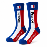 Chaussettes de sport OEM à motif rayé jacquard, respirantes, extensibles, écologiques, séchage rapide, Spandex/Nylon/Coton, pour matchs de football