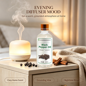 Aceite Esencial de <span class=keywords><strong>Pimienta</strong></span> Negra Natural Orgánica de Grado Alimenticio - Product Image 3