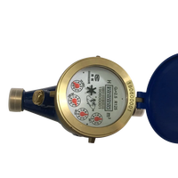 Compteur d'eau à cadran sec en laiton de classe B 1/2''-2'' IP68 OEM, compteurs multi-jets
