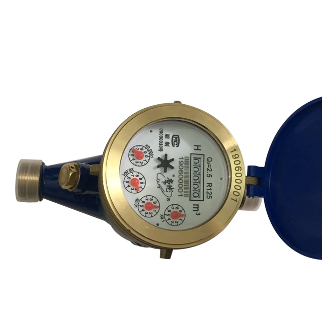 LXSG-20 Cast Iron Brass Household Water Meter ISO4064 Certified Class B Multi-jet Dry Dial Type Mechanical IP68 OEM