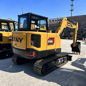Excavatrice hydraulique compacte SANY SY55U de 5,8 tonnes, excavatrice sur chenilles pour la construction - Product Image 4