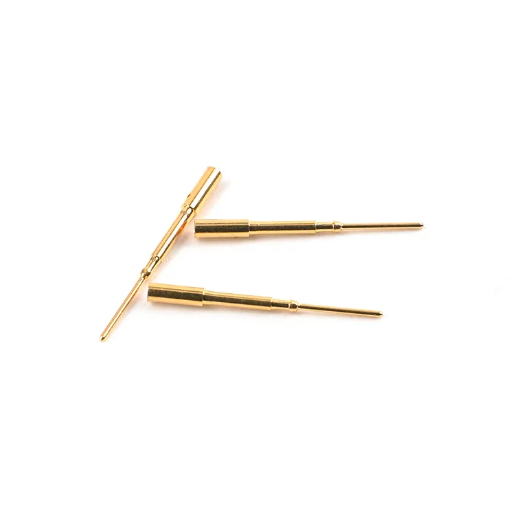 manufacturer gold plated terminal pin brass contact point pin for connector