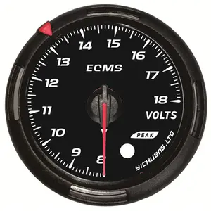 Universele LED Auto Voltmeter 8-18 V Spanning Gauge Volt Auto Meter 2.5 "60mm