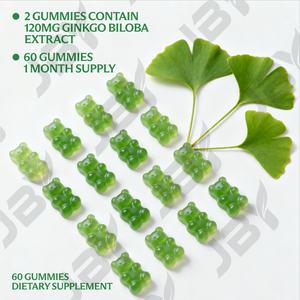 जिंकगो बिलोबा निकालने गummies प्राकृतिक पूरक जिन्को बिलोबा गुम्मस - Product Image 3