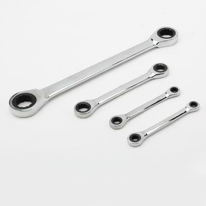 Clé à cliquet à tête fixe double face arrondie <span class=keywords><strong>plate</strong></span> en acier au chrome-vanadium <span class=keywords><strong>de</strong></span> qualité industrielle métrique 6 mm <span class=keywords><strong>32</strong></span> mm OEM - Product Image 3
