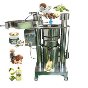 Máquina de prensa de aceite de cacahuete genuino con Refinería, prensa en frío, máquina de extracción de aceite de ricino, piezas de máquina de prensa de aceite
