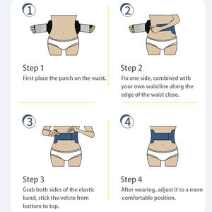 Producto de alta demanda OEM ODM disponible hierbas naturales compresa caliente parche lumbar - Product Image 3