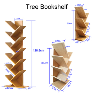Étagère à livres en bois sur pied, en forme <span class=keywords><strong>d</strong></span>'arbre, pour la <span class=keywords><strong>d</strong></span>écoration et l'affichage, idéale pour la maison, le salon ou le bureau - Product Image 6