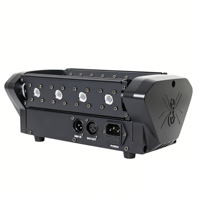Mini projecteur laser 8 yeux, effet faisceau laser RGB, lumière de scène DMX automatique pour DJ, club, mariage, discothèque, éclairage de fête