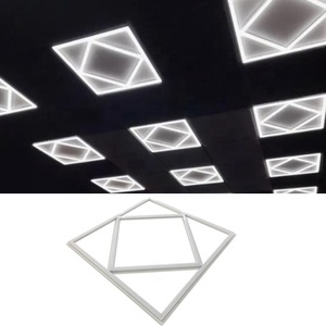 Trần ánh sáng 60x60cm vuông phẳng khung lõm Bảng điều chỉnh 60W cao lumen Dimmable <span class=keywords><strong>LED</strong></span> cho Văn Phòng TrườNg Mall đèn - Product Image 5