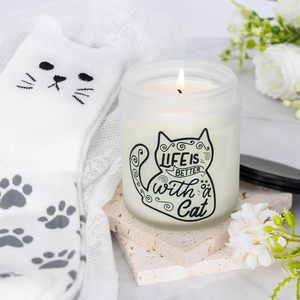 Ensemble <span class=keywords><strong>de</strong></span> cadeaux personnalisés pour animaux <span class=keywords><strong>de</strong></span> compagnie pour les amoureux des chats et des chiens <span class=keywords><strong>Trucs</strong></span> sur le thème des chats fous Lady Friends Girls - Product Image 5