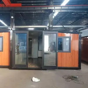 Prefab Mobile Portable Expandable Prefab Container Homes Luxury Foldable Tiny Prefabricated House 20Ft With 2 Bedroom