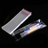 Sac en plastique transparent auto-adhésif écologique, sac d'emballage OPP pour étui de téléphone portable, sacs en cellophane pour cadeaux