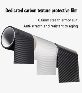 VÉLO <span class=keywords><strong>DE</strong></span> <span class=keywords><strong>ROUTE</strong></span> <span class=keywords><strong>DE</strong></span> MONTAGNE SILICIUM SOFT TPH CLAIR MOTIF 3D CARBONE PROTECTEUR <span class=keywords><strong>DE</strong></span> VÉLO 0.5MM D'ÉPAISSEUR ANTI RAYURE - Product Image 1