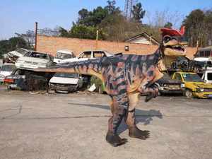 पिस्तौलदान शो उच्च गुणवत्ता की दुकान सजावट ध्वनि कर सकते हैं त्योहार सजावट डायनासोर पार्क हेलोवीन सिमुलेशन डायनासोर पोशाक - Product Image 6