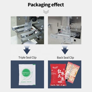 Machine de remplissage et d'emballage quantitative BF-200 pour sachets en film plastique à scellage arrière, pour bonbons, café, cacahuètes, matcha, herbes, snacks et poudres - Product Image 5