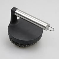 Brosse de nettoyage de gril de barbecue en acier inoxydable à fil robuste et pratique Outil de nettoyage de cuisine