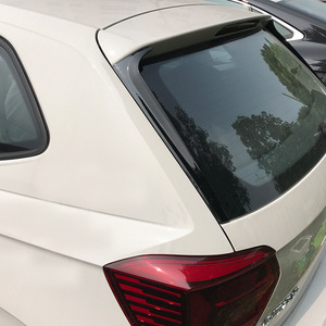 สปอยเลอร์กันชนหลัง Volkswagen สีดำ Piano Black วัสดุ ABS สำหรับตกแต่งด้านข้างและด้านหลัง สำหรับ Polo ปี 2019+ - Product Image 5