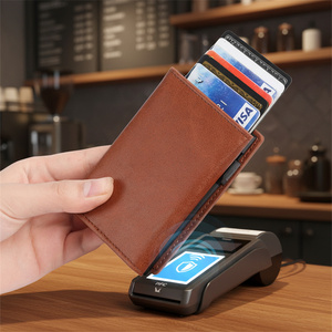 Portacarte in Alluminio RFID <span class=keywords><strong>di</strong></span> Grande Capacità, Portafoglio Minimalista con Chiusura Magnetica - Product Image 2