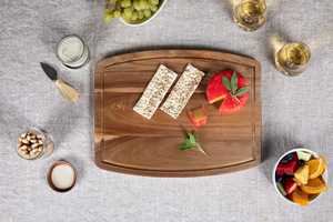 Juego de 10 Tablas de Cortar de Madera de Acacia con Ranura, Ecológicas, Duraderas, para Utensilios de Cocina, Diseño Moderno, Grabado Láser - Product Image 4